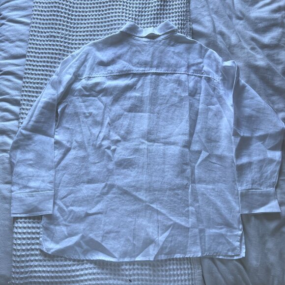NWOT Donni The Linen Relaxed Shirt - Picture 3 of 7